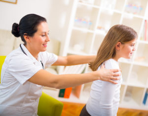 Chiropractor with Child